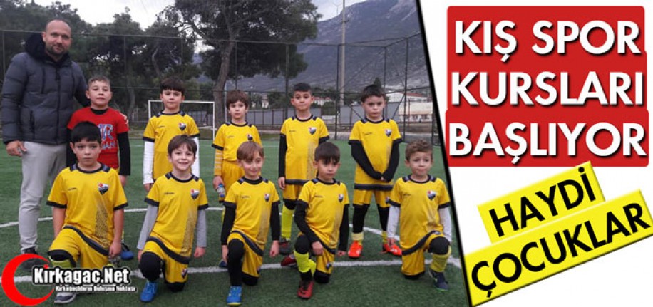 KIŞ SPOR KURSLARI BAŞLIYOR