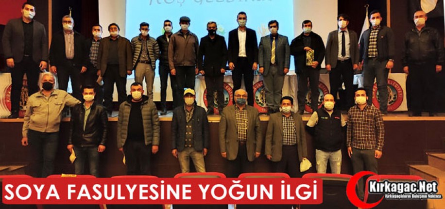 SOYA FASULYESİ TOPLANTISINA YOĞUN İLGİ