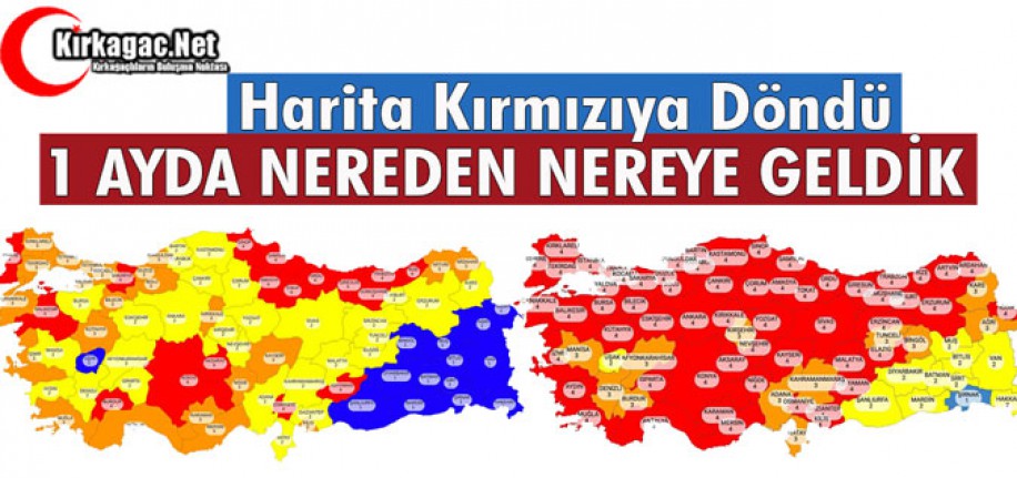 1 AYDA NEREDEN NEREYE GELDİK