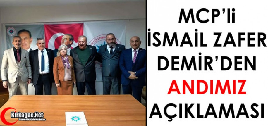 MCP’Lİ DEMİR’DEN “ANDIMIZ” AÇIKLAMASI