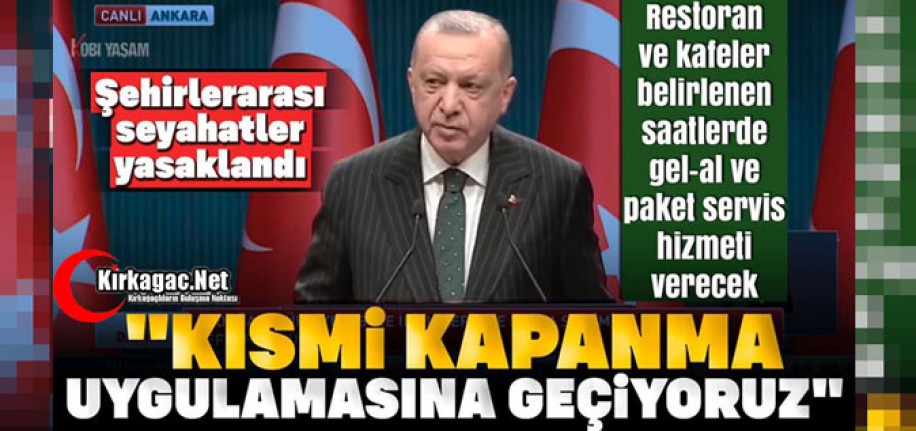 CUMHURBAŞKANI ERDOĞAN ALINAN YEN TEDBİRLERİ AÇIKLADI