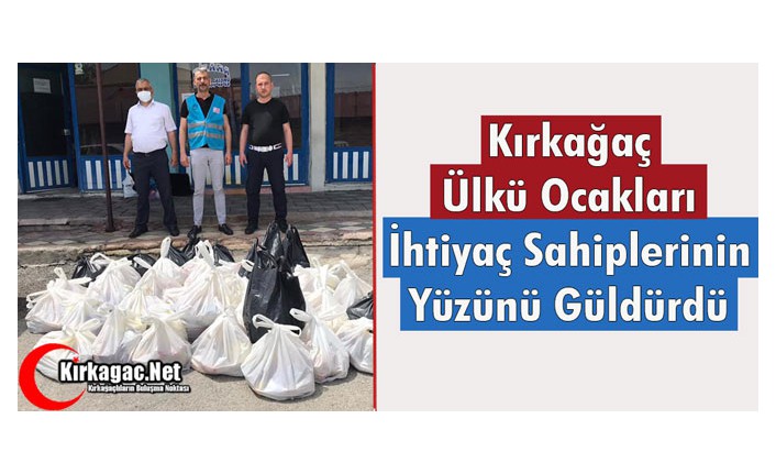 ÜLKÜ OCAKLARI İHTİYAÇ SAHİPLERİNİN YÜZÜNÜ GÜLDÜRDÜ