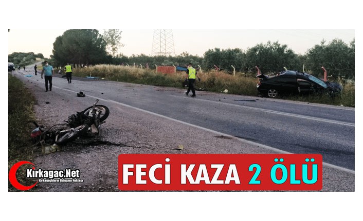 FECİ KAZA 2 ÖLÜ 