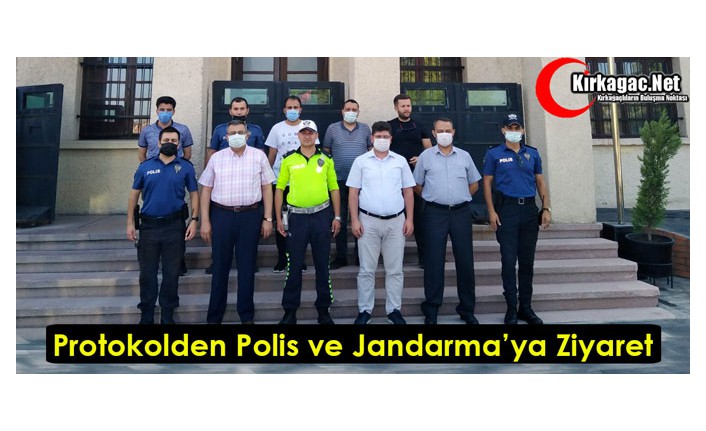 İLÇE PROTOKOLÜNDEN POLİS ve JANDARMAYA BAYRAM ZİYARETİ