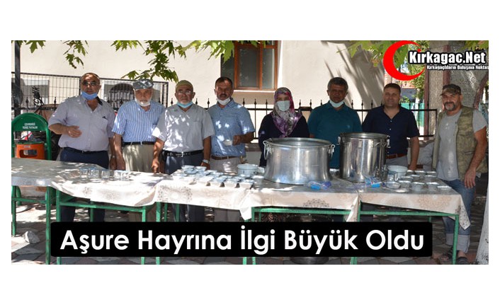 AŞURE HAYRINA İLGİ BÜYÜK OLDU