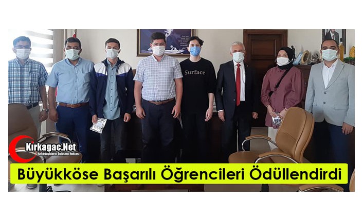 BÜYÜKKÖSE, BAŞARILI ÖĞRENCİLERİ ÖDÜLLENDİRDİ