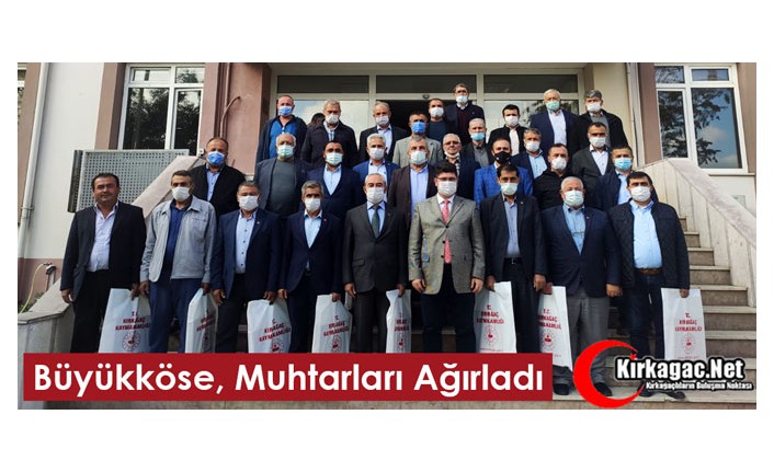 BÜYÜKKÖSE, MUHTARLARI AĞIRLADI