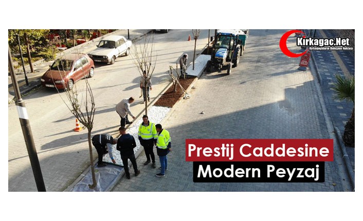 PRESTİJ CADDESİNE MODERN PEYZAJ