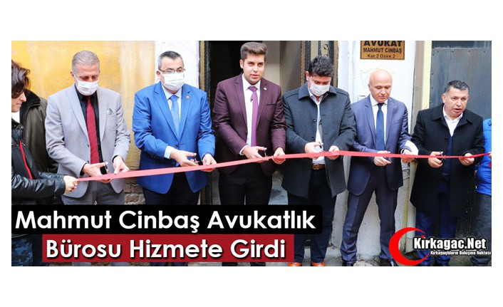 "MAHMUT CİNBAŞ AVUKATLIK BÜROSU" HİZMETE GİRDİ