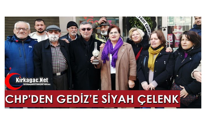 CHP'DEN GEDİZ’E SİYAH ÇELENK