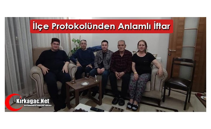 PROTOKOLDEN ANLAMLI BİR İFTAR