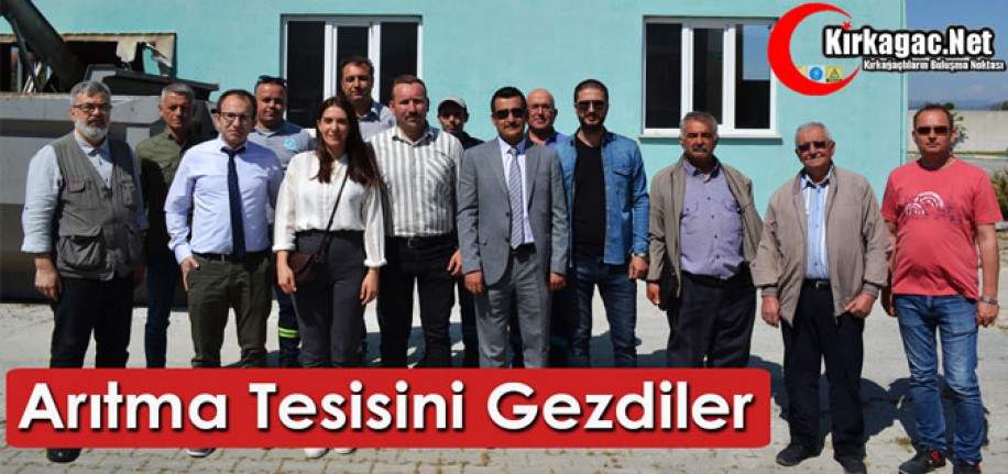 ATIK SU ARITMA TESİSİNİ GEZDİLER