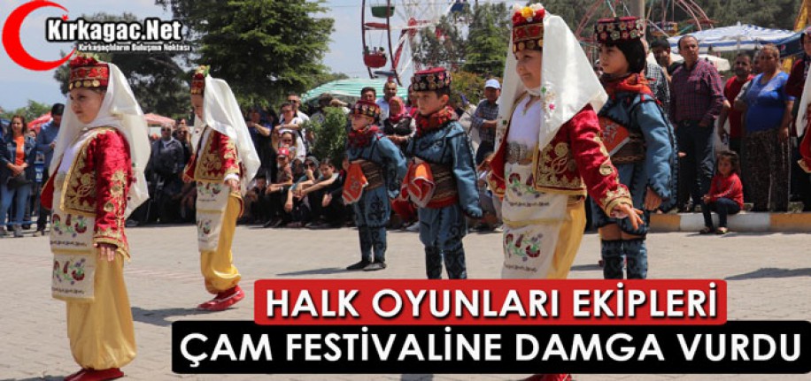 HALK OYUNLARI EKİPLERİ FESTİVALE DAMGA VURDU