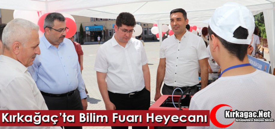 KIRKAĞAÇ’TA BİLİM FUARI HEYECANI