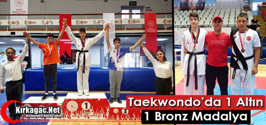 TAEKWONDODA 1 ALTIN, BİR BRONZ