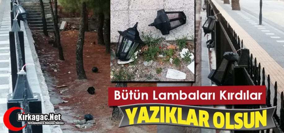 YAZIKLAR OLSUN…BÜTÜN LAMBALARI KIRDILAR