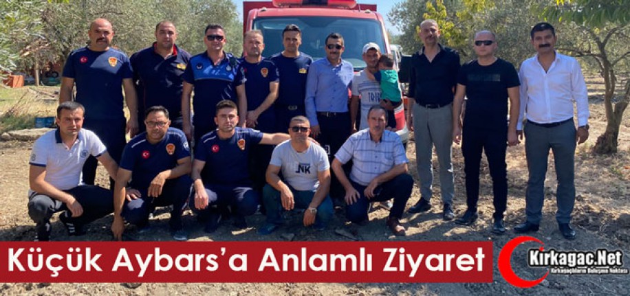 KÜÇÜK AYBARS’A ANLAMLI ZİYARET