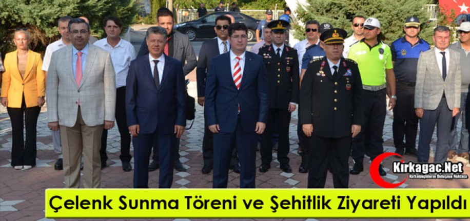 ÇELENK SUNMA ve ŞEHİTLİK ZİYARETİ YAPILDI