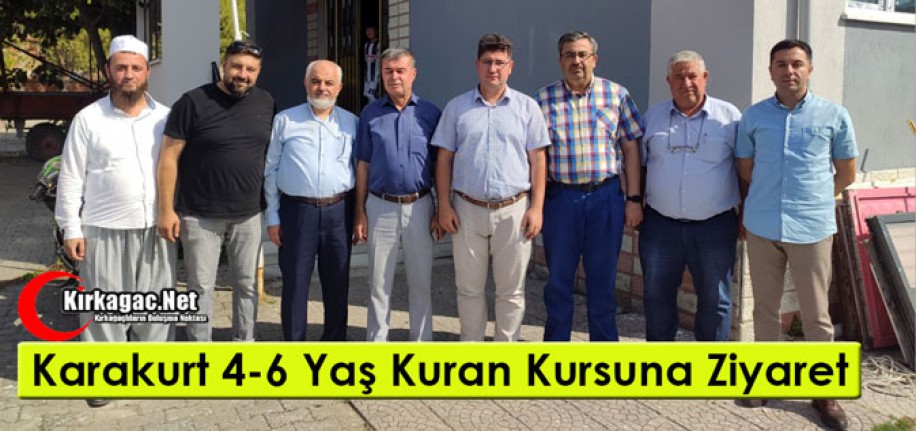 İLÇE PROTOKOLÜ KARAKURT 4-6 YAŞ KURAN KURSU İNŞAATINI GEZDİLER