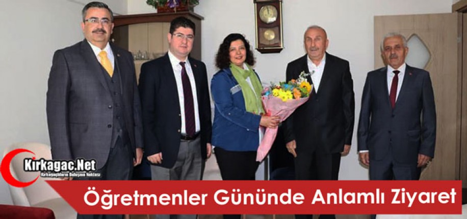 24 KASIM ÖĞRETMENLER GÜNÜNDE ANLAMLI ZİYARET