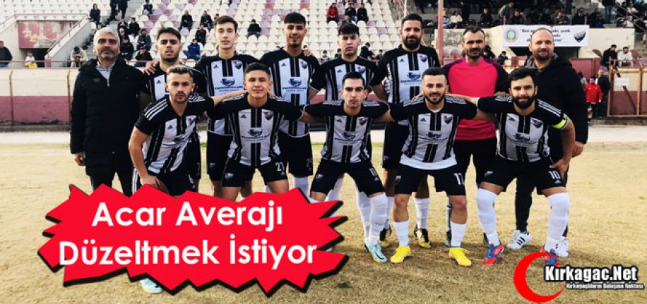 ACAR, GOL AVERAJINI DÜZELTMEK İSTİYOR