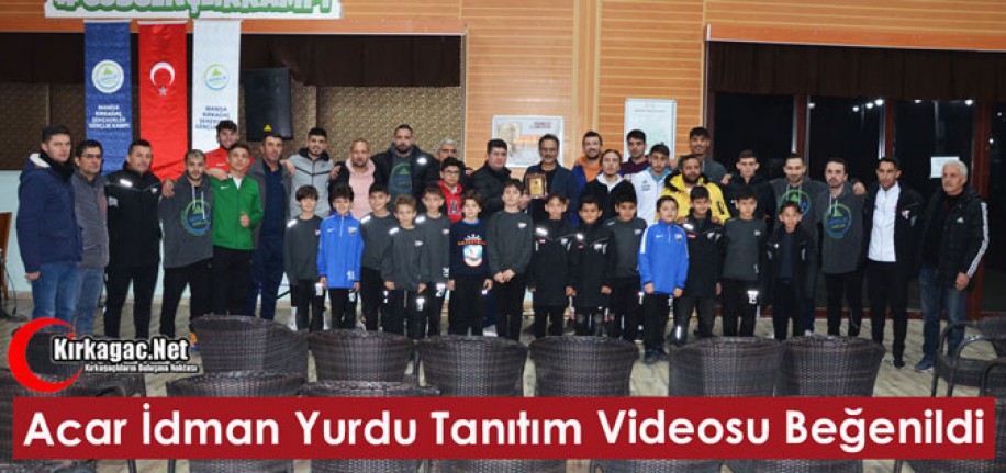 ACAR İDMAN YURDU TANITIM VİDEOSU BEĞENİ TOPLADI