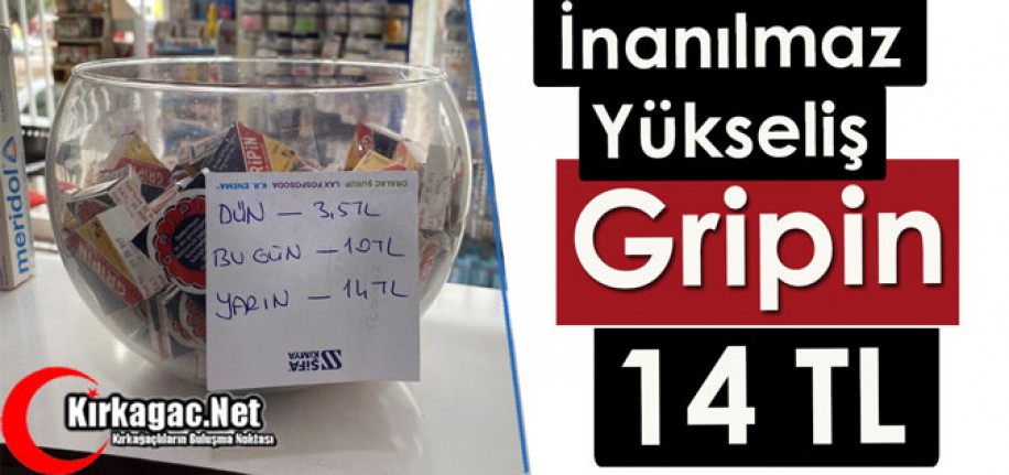 ŞAKA DEĞİL GERÇEK GRİPİN 14 TL