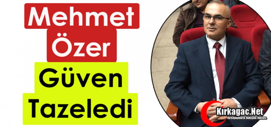 MEHMET ÖZER GÜVEN TAZELEDİ