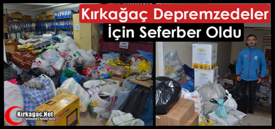 “KIRKAĞAÇ” DEPREZEDELER İÇİN SEFERBER OLDU