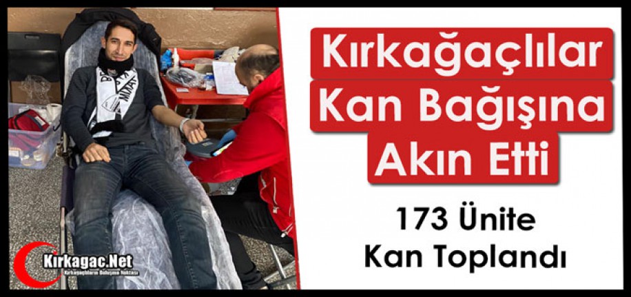 KIRKAĞAÇ’TA KAN BAĞIŞI KAMPANYASINA BÜYÜK İLGİ