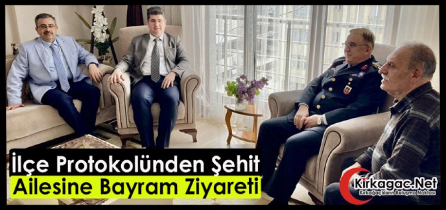 PROTOKOLDEN ŞEHİT BABASI ALİ ERGÜR’E BAYRAM ZİYARETİ