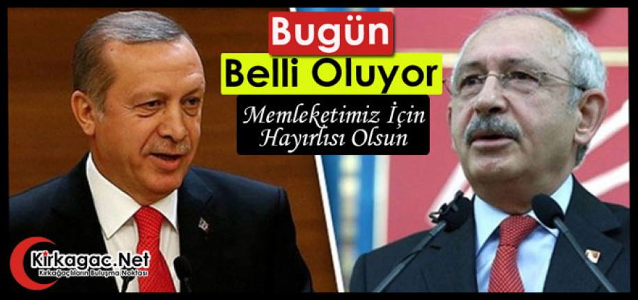 BUGÜN BELLİ OLUYOR...MEMLEKETİMİZ İÇİN HAYIRLISI OLSUN