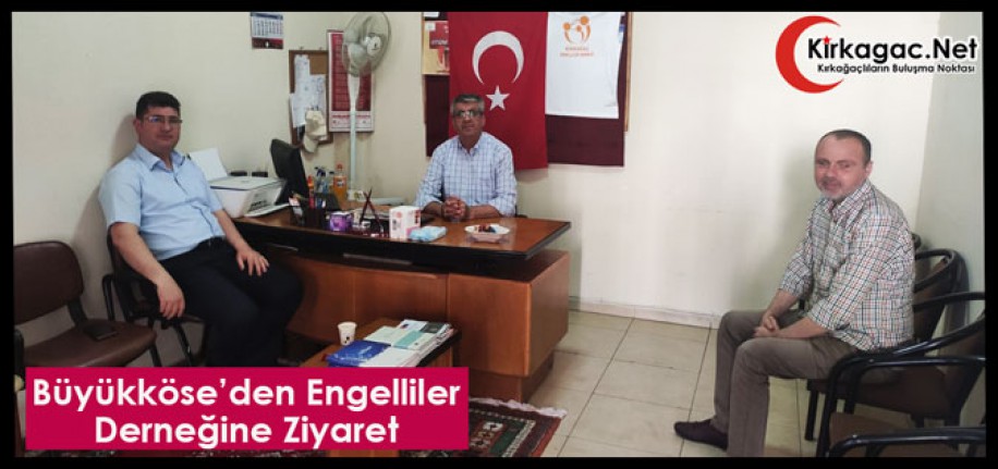 BÜYÜKKÖSE’DEN ENGELLİLER DERNEĞİNE ZİYARET