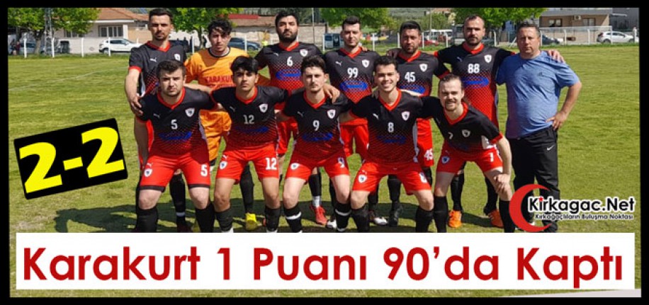 KARAKURT ZORLU DEPLASMANDAN 1 PUANLA DÖNDÜ 2-2