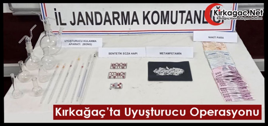 KIRKAĞAÇ'TA UYUŞTURUCU OPERASYONU 2 GÖZALTI