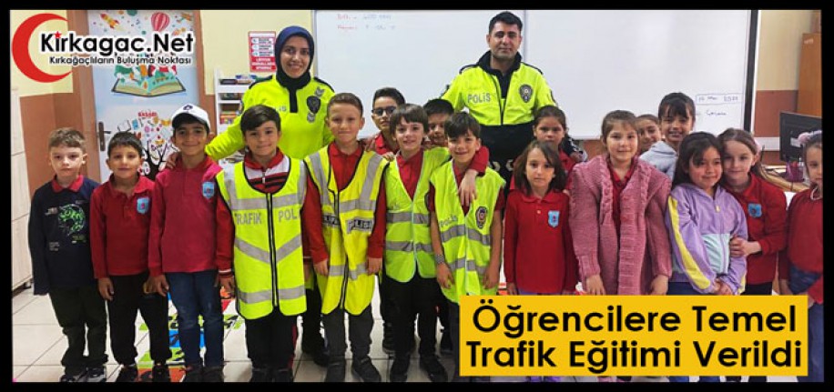 ÖĞRENCİLERE TEMEL TRAFİK EĞİTİMİ VERİLDİ