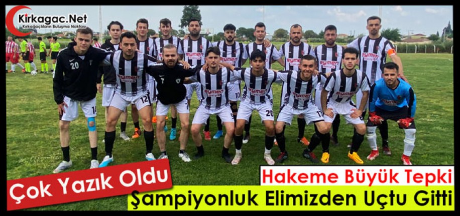 ÇOK YAZIK OLDU..ŞAMPİYONLUK ELİMİZDEN UÇTU GİTTİ 2-0