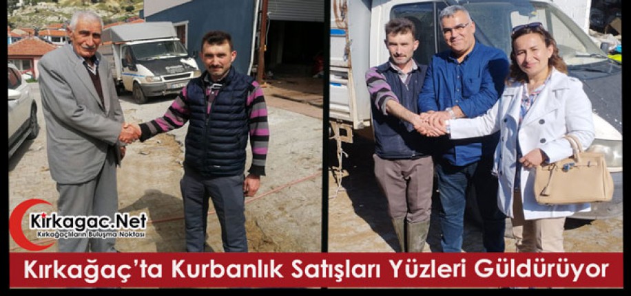 KIRKAĞAÇ’TA KURBANLIK SATIŞLARI HAREKETLENDİ