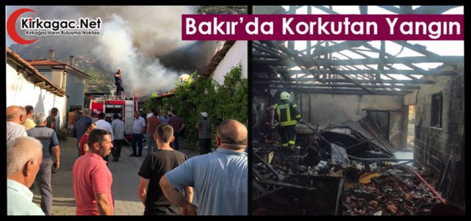 BAKIR’DA KORKUTAN YANGIN