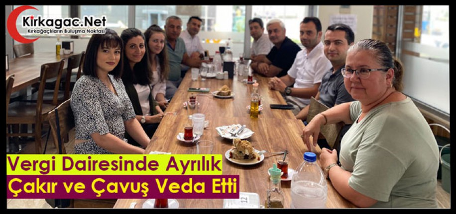 KIRKAĞAÇ VERGİ DAİRESİ'NDE İKİ AYRILIK