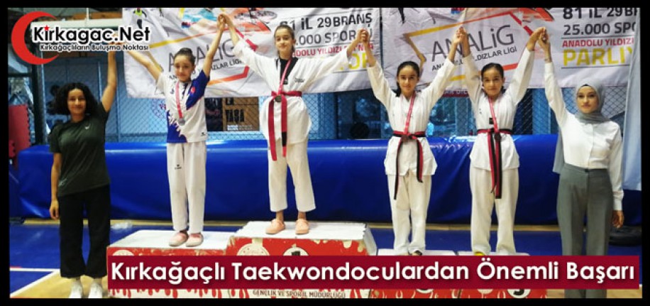 KIRKAĞAÇLI TAEKWONDOCULARDAN ÖNEMLİ BAŞARI