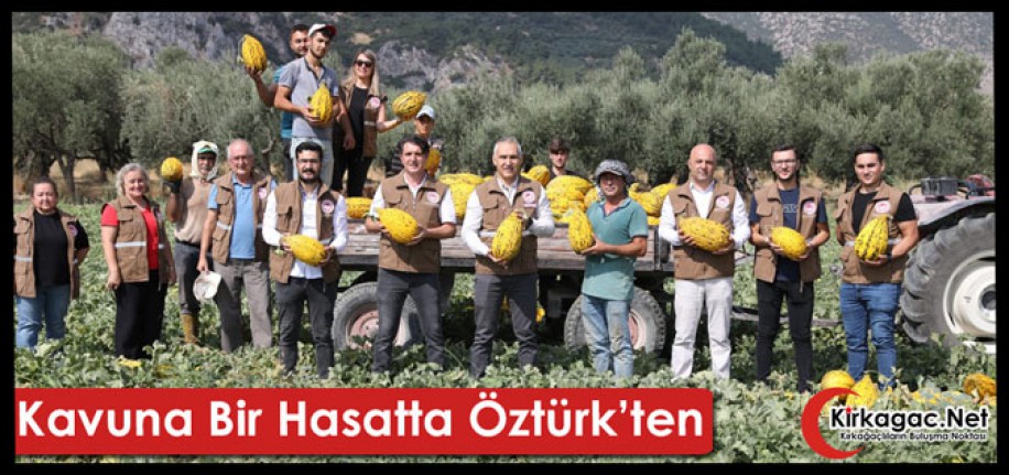 KAVUNA BİR HASATTA ÖZTÜRK’TEN