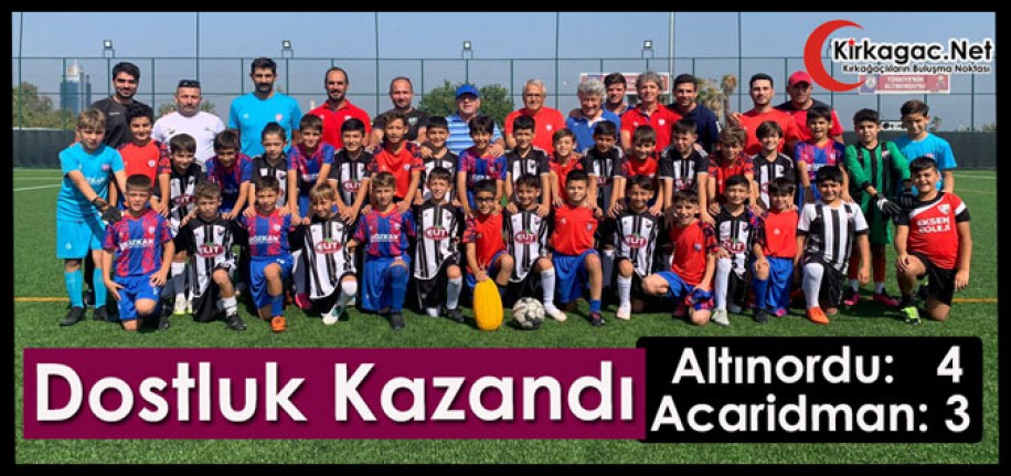 DOSTLUK KAZANDI.. ALTINORDU: 4 ACARİDMAN: 3