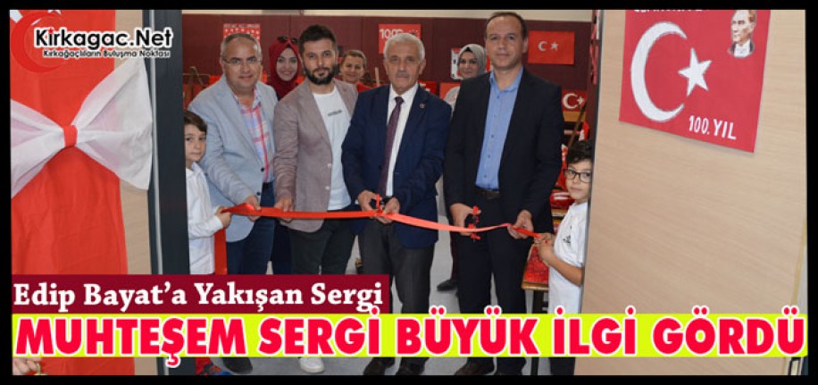 EDİP BAYAT’A YAKIŞAN SERGİ…MUHTEŞEM SERGİ BÜYÜK İLGİ GÖRDÜ