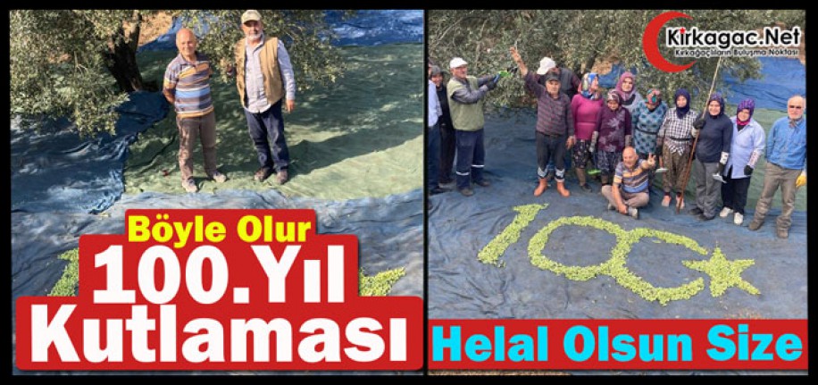 HELAL OLSUN SİZE…BÖYLE OLUR 100. YIL KUTLAMASI