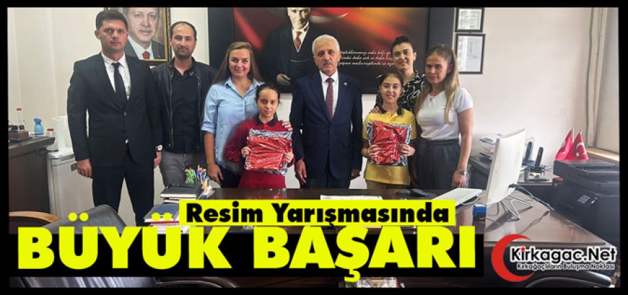 RESİM YARIŞMASINDA BÜYÜK BAŞARI