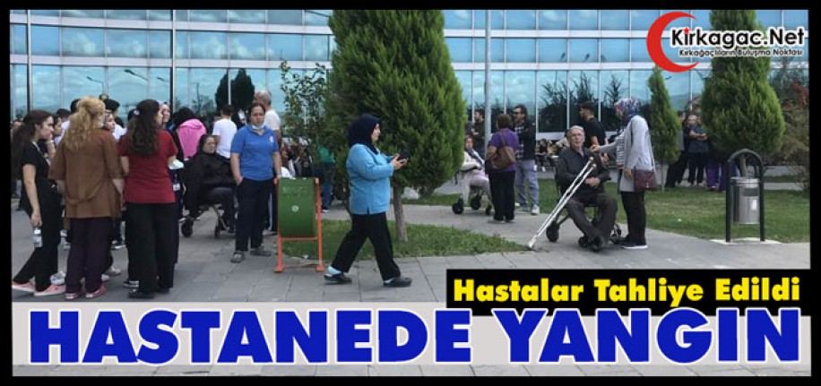 HASTANEDE KORKUTAN YANGIN