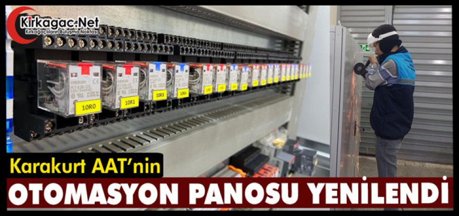 KARAKURT AAT’NİN OTOMASYON PANOSU YENİLENDİ 