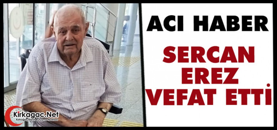 ACI HABER..SERCAN EREZ HAYATINI KAYBETTİ