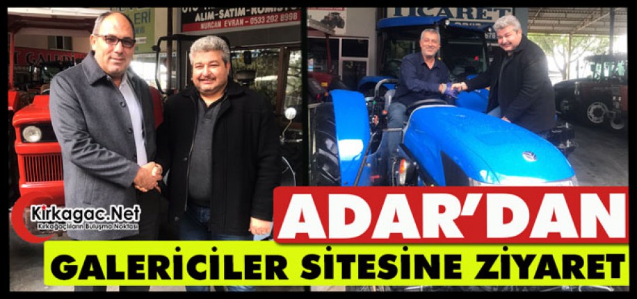 ADAR'DAN GALERİCİLER SİTESİNE ZİYARET